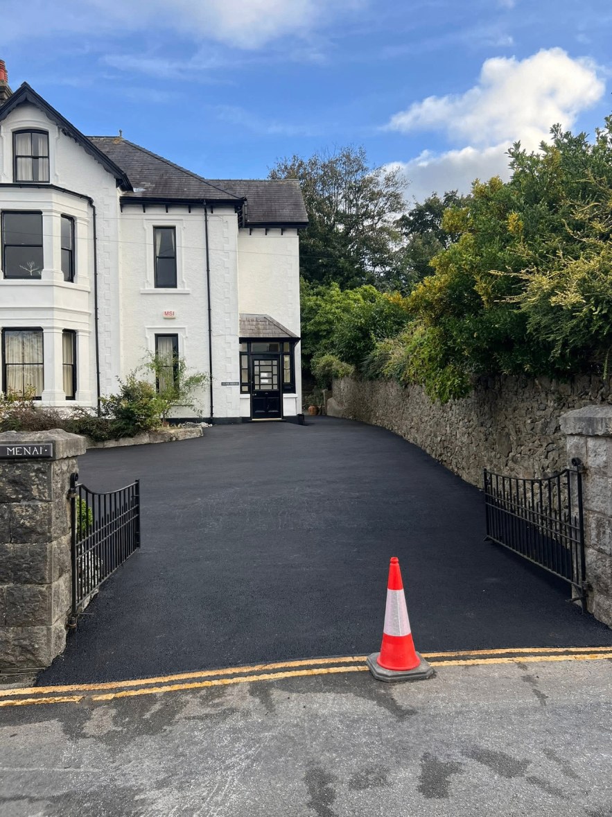 Tarmac driveway after professional repair